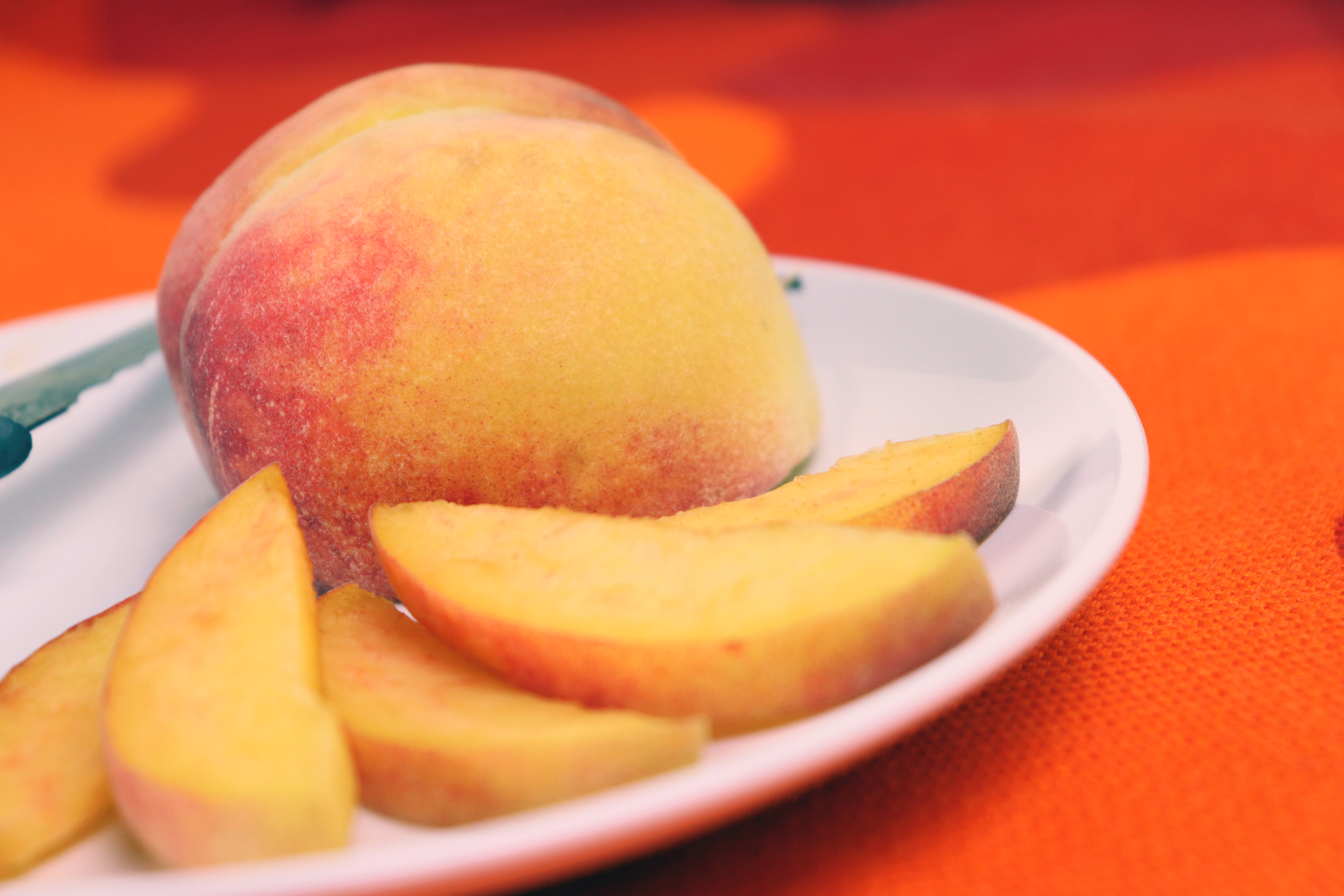 Retouched Image of a peach