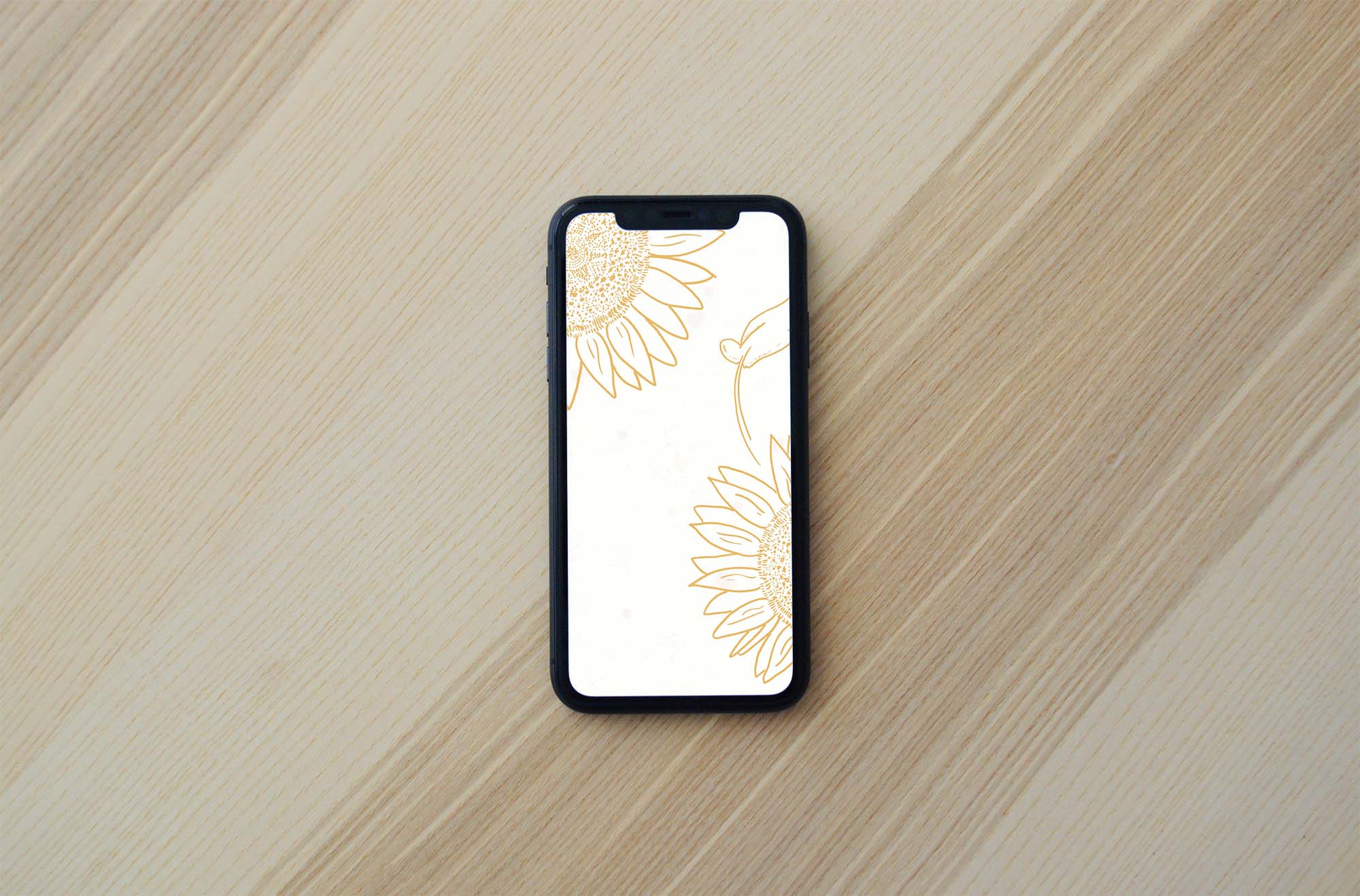 Sunflower Wallpaper Background for iPhones