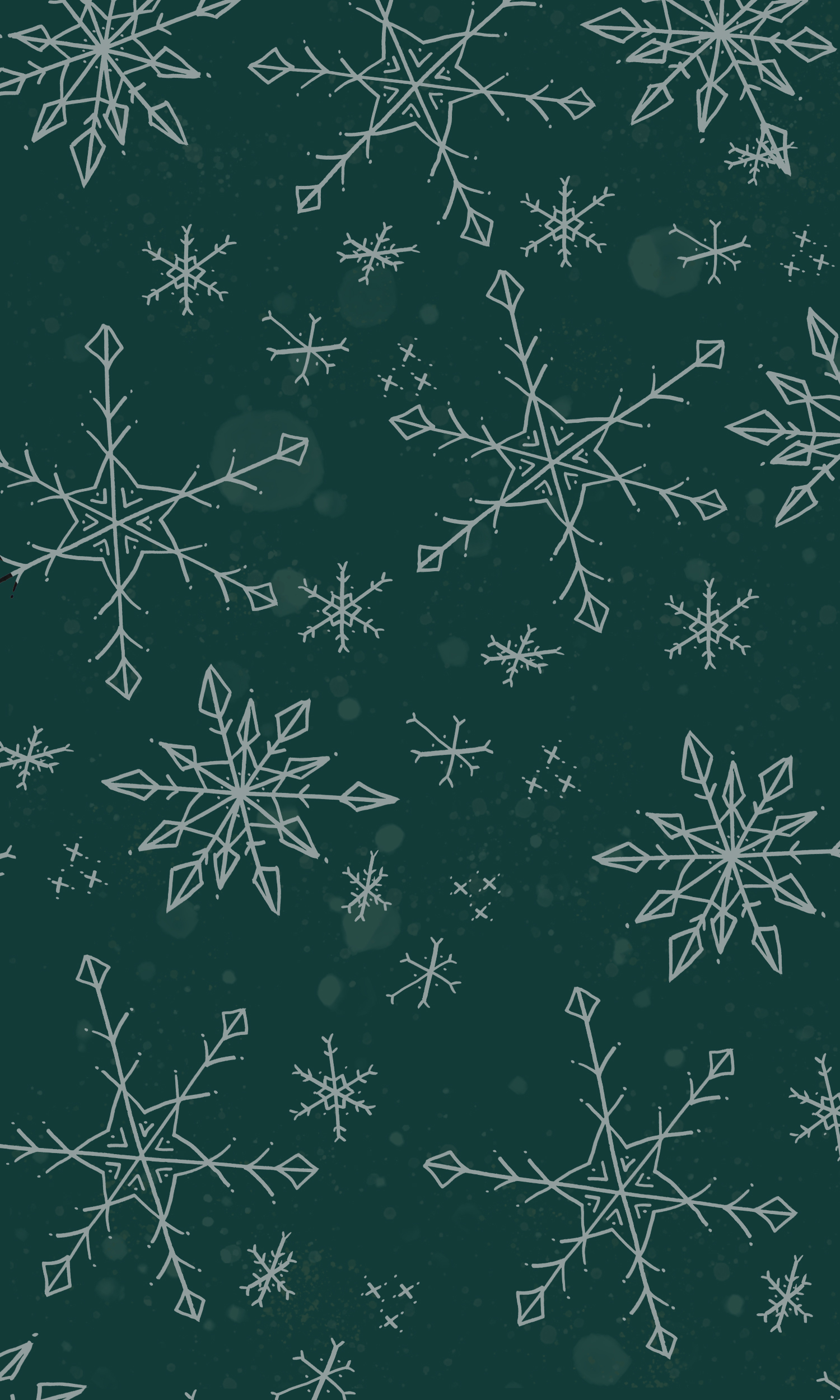 Snowflake iPhone Wallpaper - Danielle Verderame