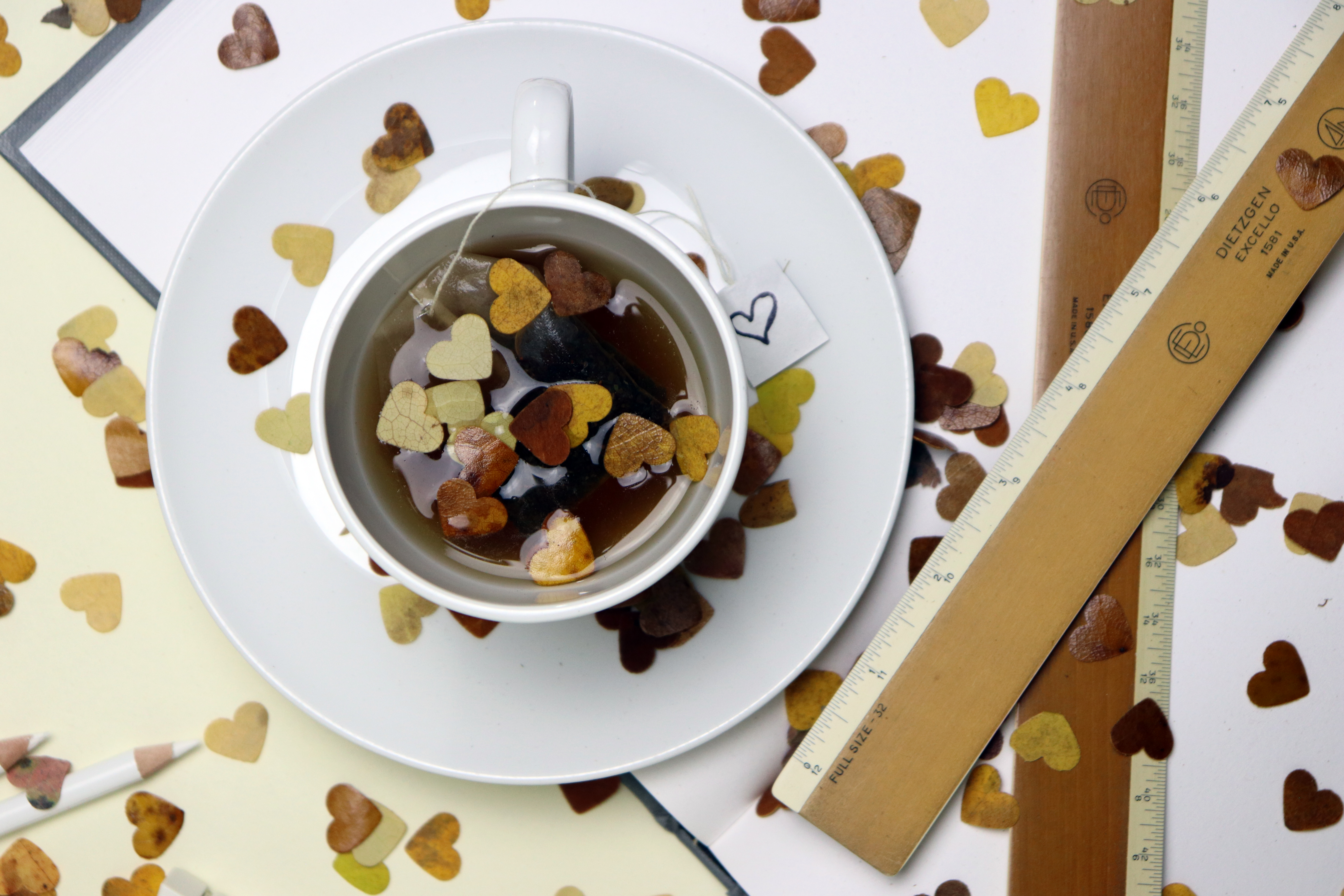 Leaf Confetti for Autumn Product Photography