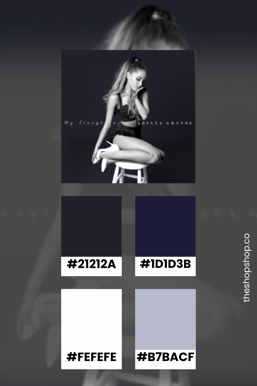 Color Palettes Inspired by Ariana Granda - Virginia Marketing
